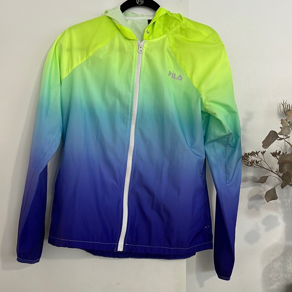 Neon Ombré Running Jacket
